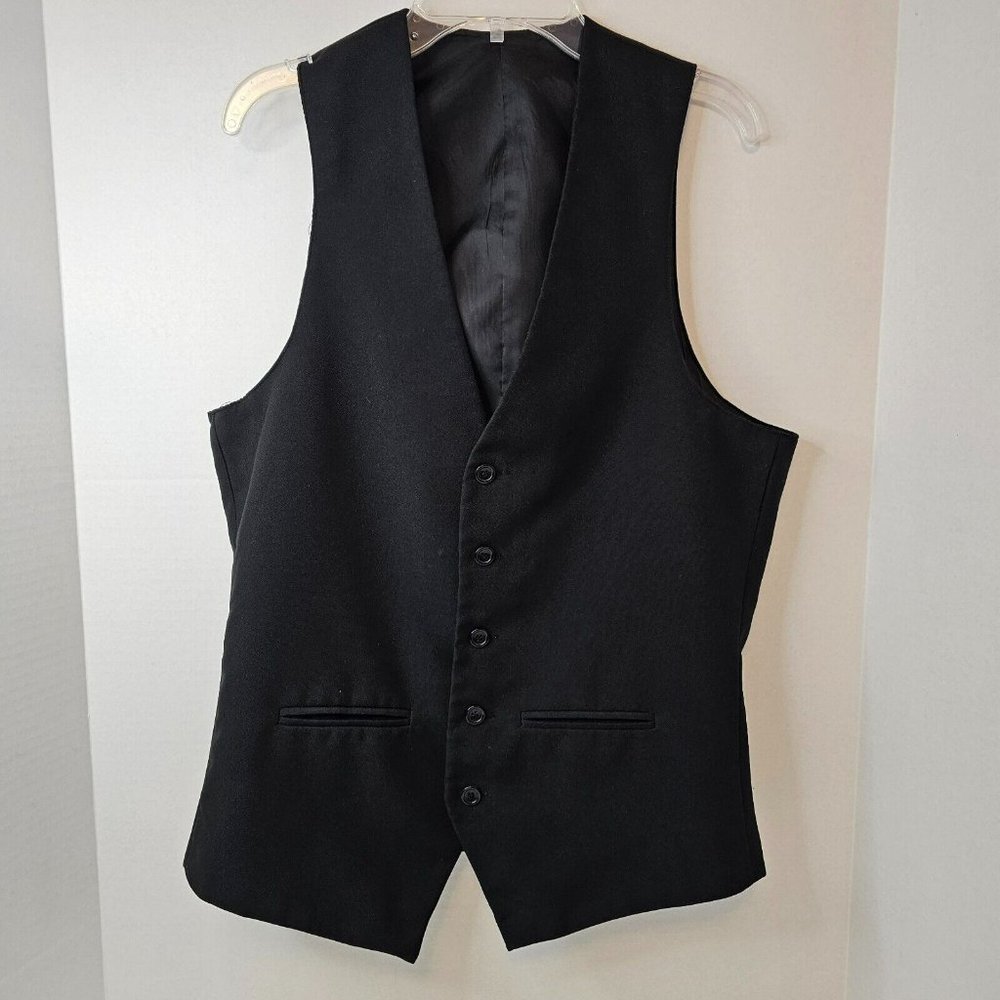 Southeastern Men Black Vest Size 34 R